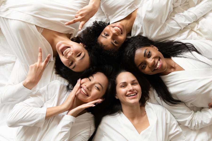 Women with Healthy Skin Women with Healthy Skin
